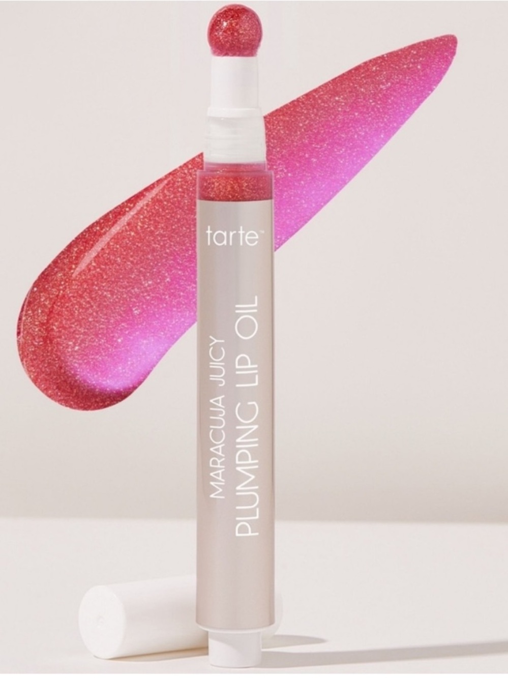 TARTE Shimmering Hibiscus Maracuja Juicy Plumping Lip Oil 2.7mL NEW in box!